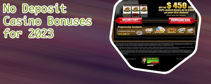 Online casino big no deposit bonus
